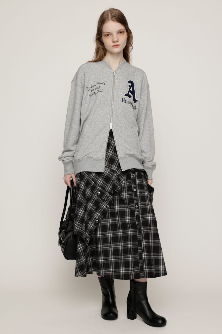 PATCHED ZIP UP ジャケット T.GRY 1