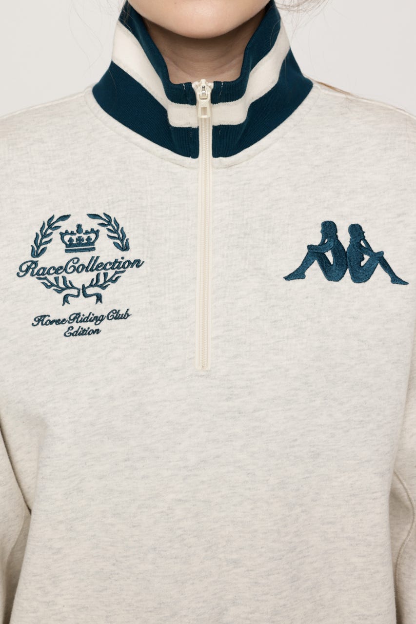 KAPPA x SLY HALF ZIP SW トップス M/WHT FREE