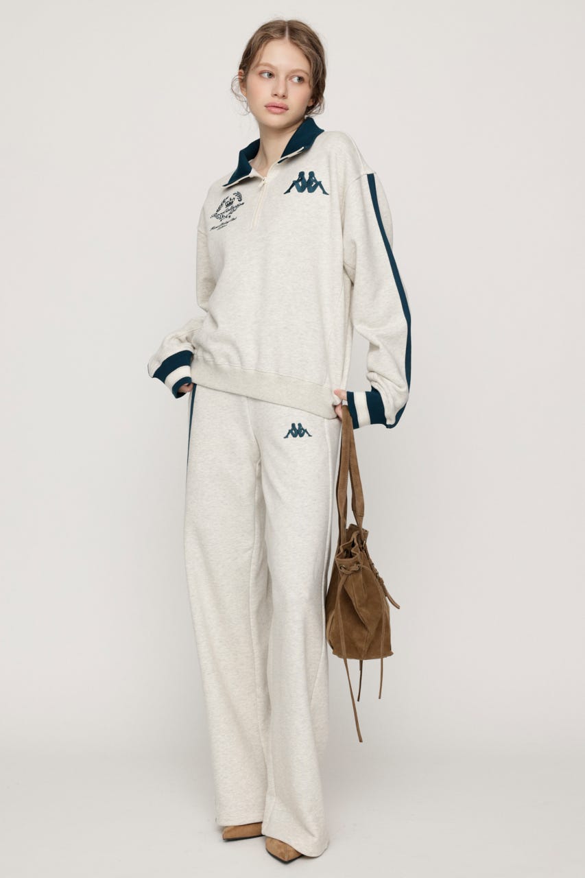 KAPPA x SLY HALF ZIP SW トップス M/WHT FREE