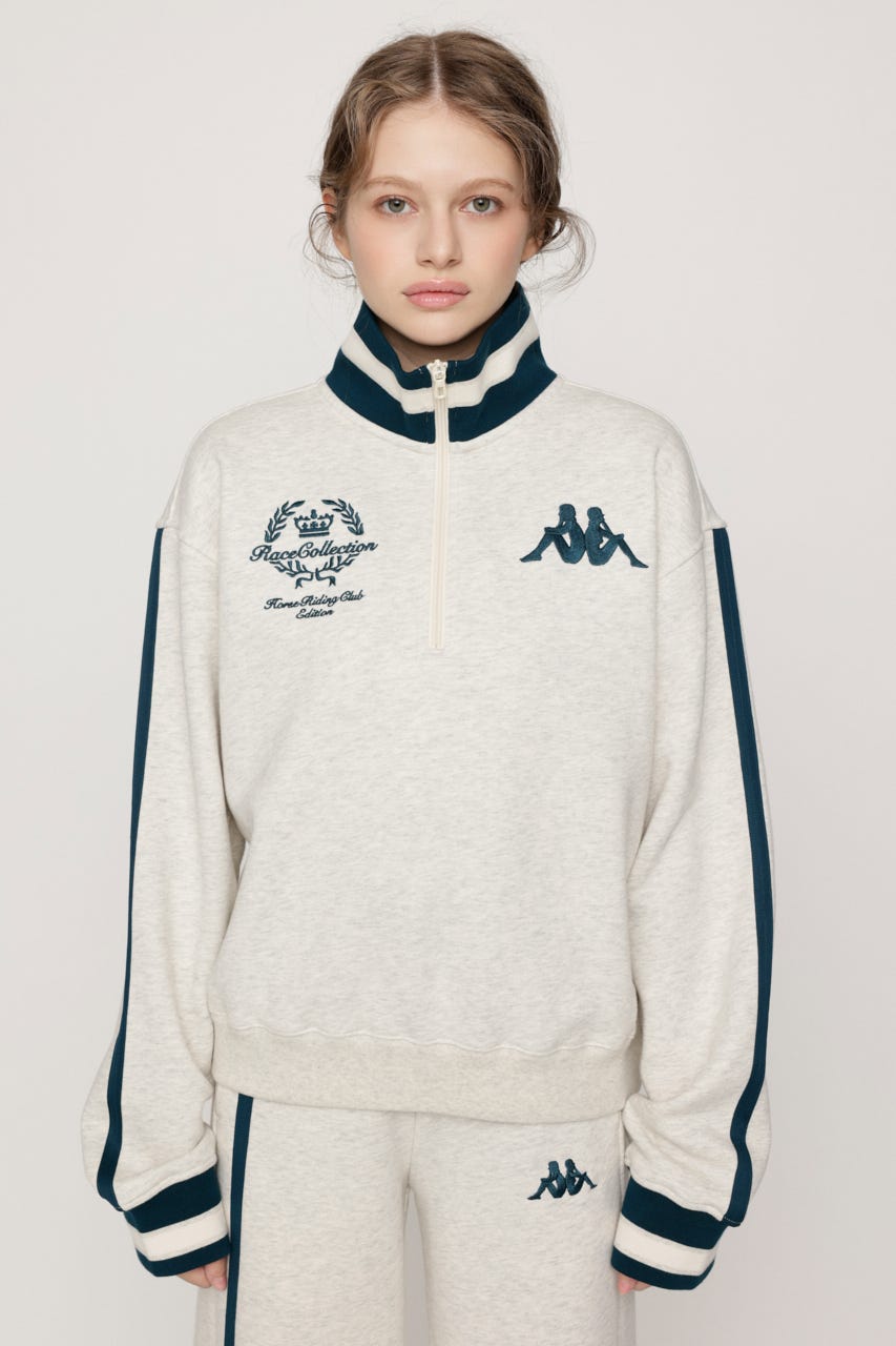 KAPPA x SLY HALF ZIP SW トップス M/WHT FREE