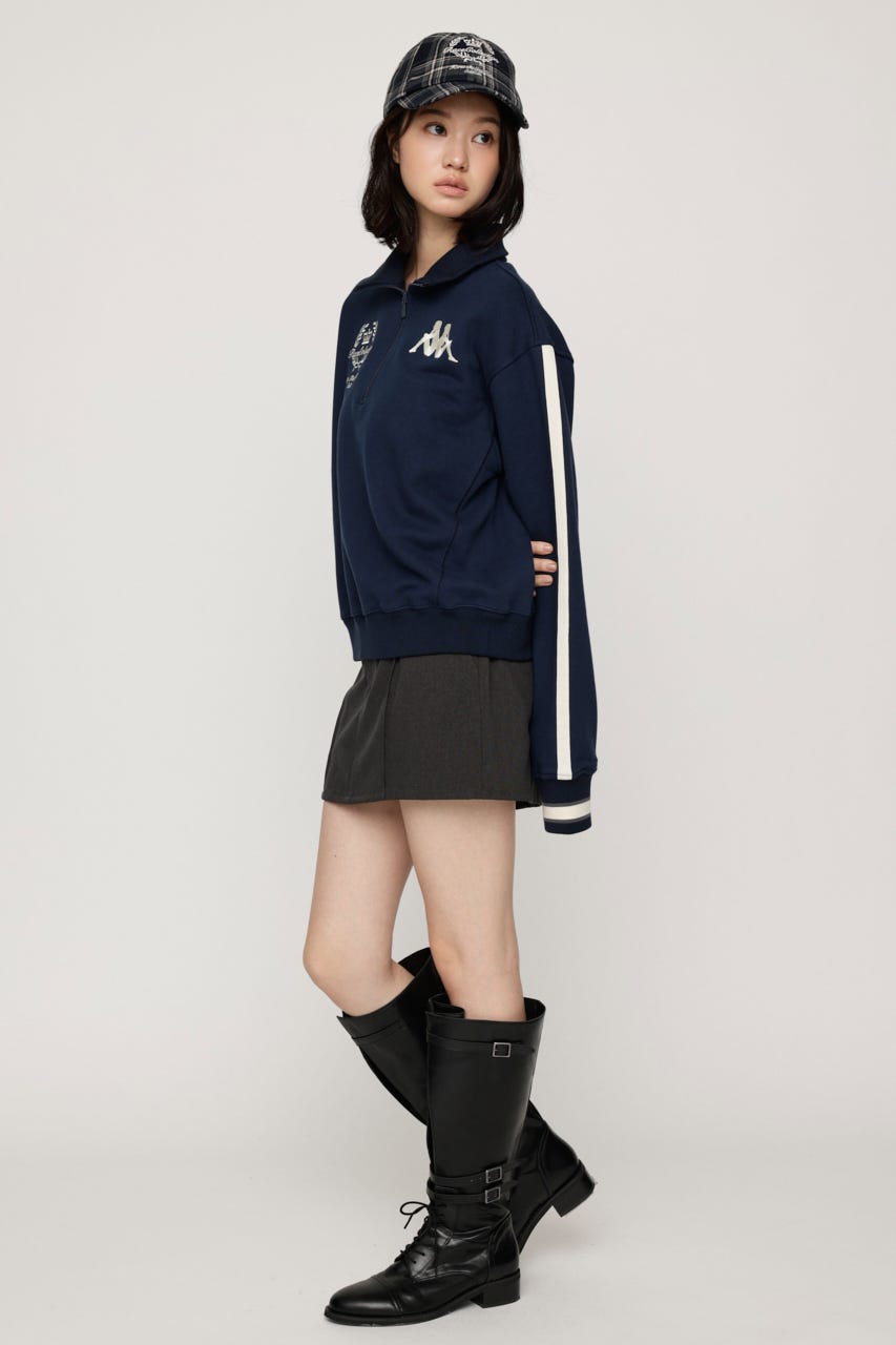 KAPPA x SLY HALF ZIP SW トップス NVY FREE
