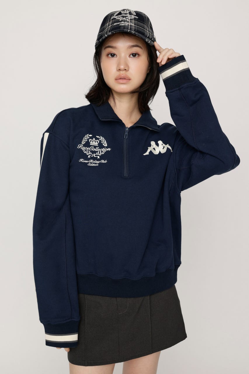 KAPPA x SLY HALF ZIP SW トップス NVY FREE