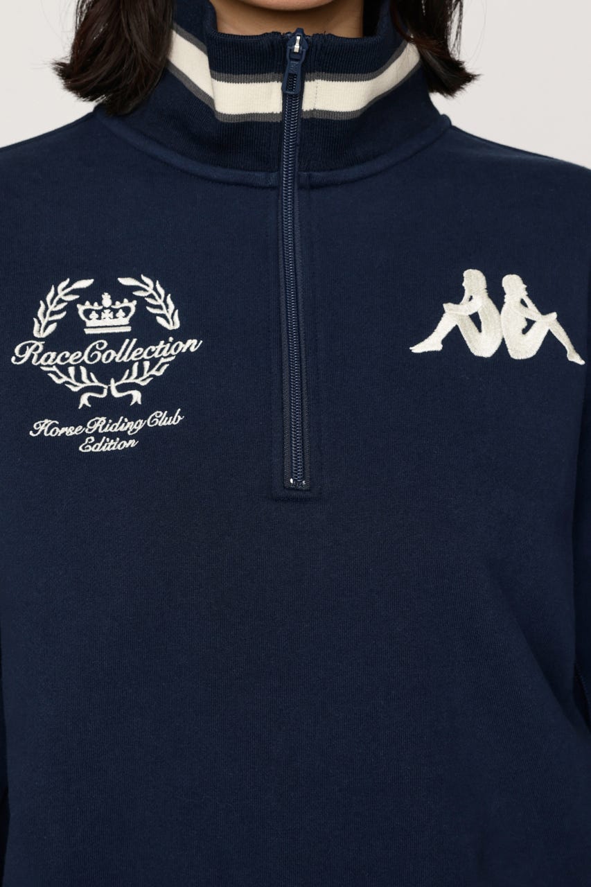 KAPPA x SLY HALF ZIP SW トップス NVY FREE