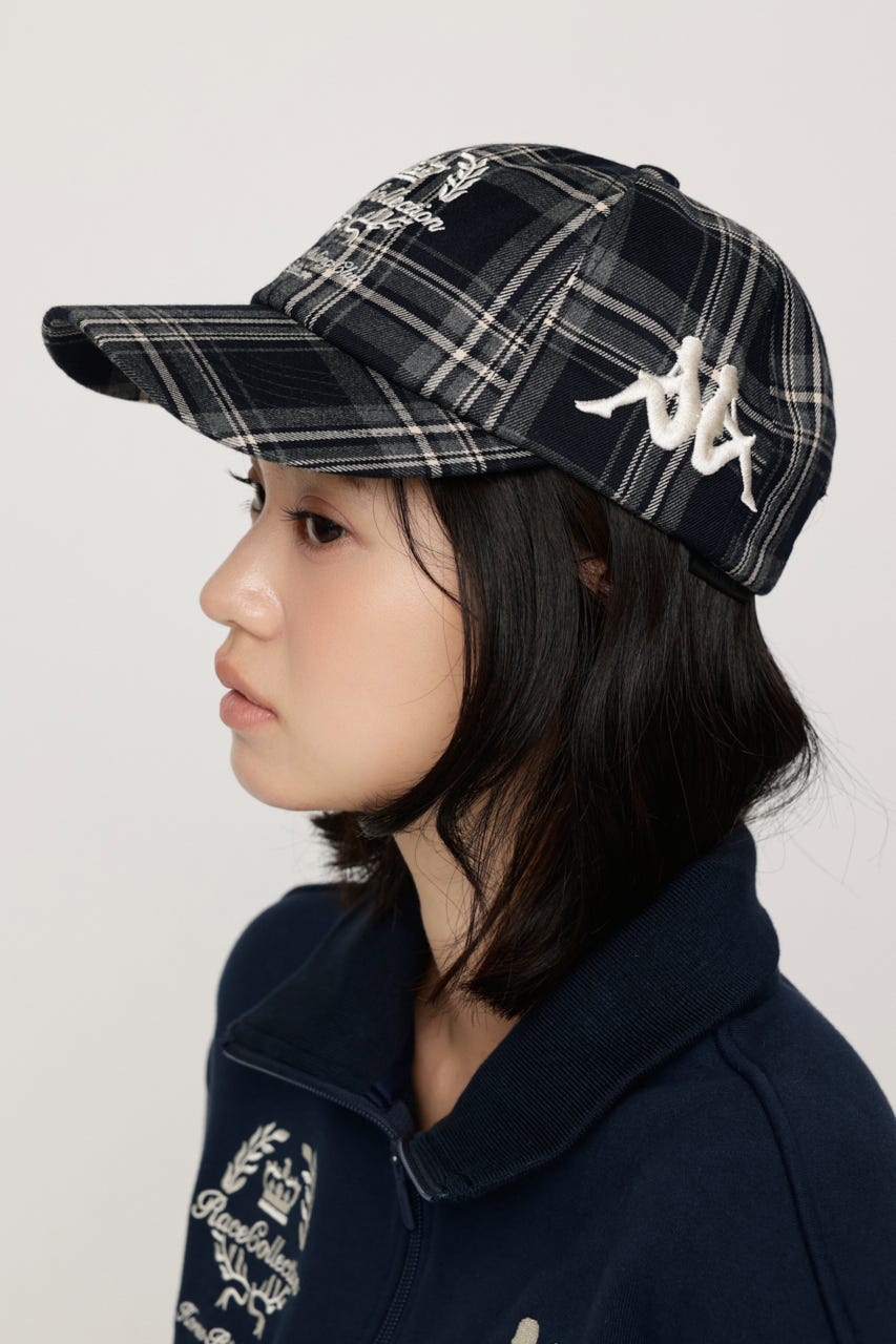 KAPPA x SLY CHECK キャップ M/NVY FREE