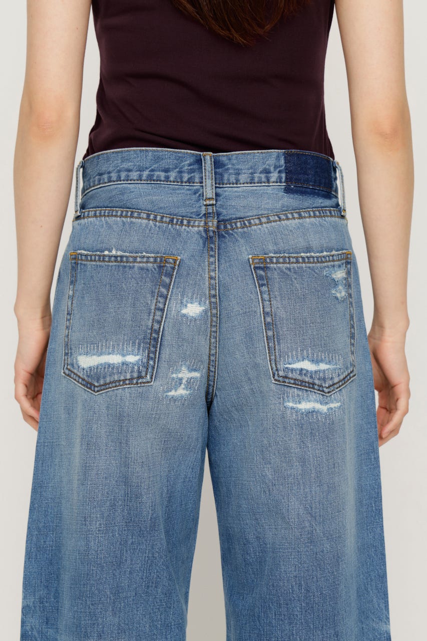 L／W HIGH DAMAGE STRAIGHT パンツ BLU 1