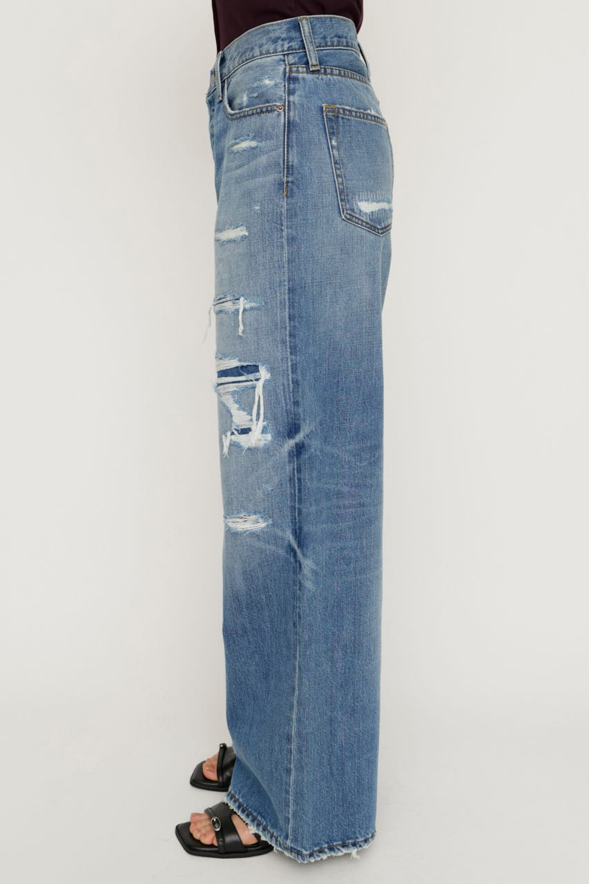 L／W HIGH DAMAGE STRAIGHT パンツ BLU 1