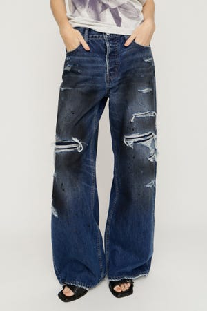 L／W HIGH DAMAGE STRAIGHT パンツ