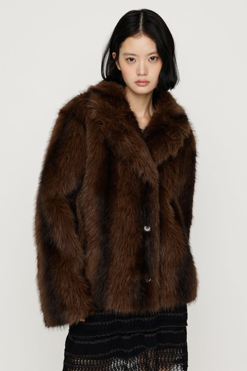 【AW PRE ORDER 第2弾】2WAY ANIMAL F／FUR SHORT JK
