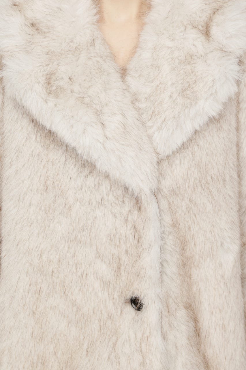【AW PRE ORDER 第2弾】2WAY ANIMAL F／FUR SHORT JK IVOY FREE