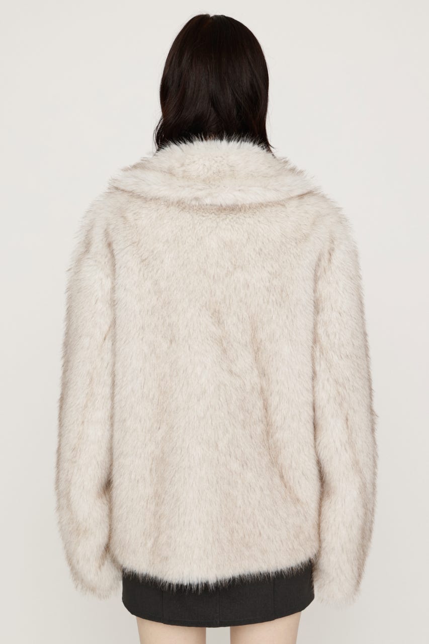 【AW PRE ORDER 第2弾】2WAY ANIMAL F／FUR SHORT JK IVOY FREE