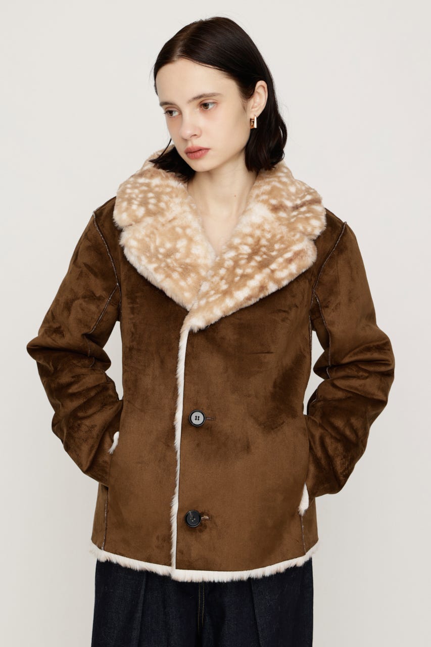 【AW PRE ORDER 第2弾】2WAY ANIMAL F／FUR SHORT JK Multi_1 FREE