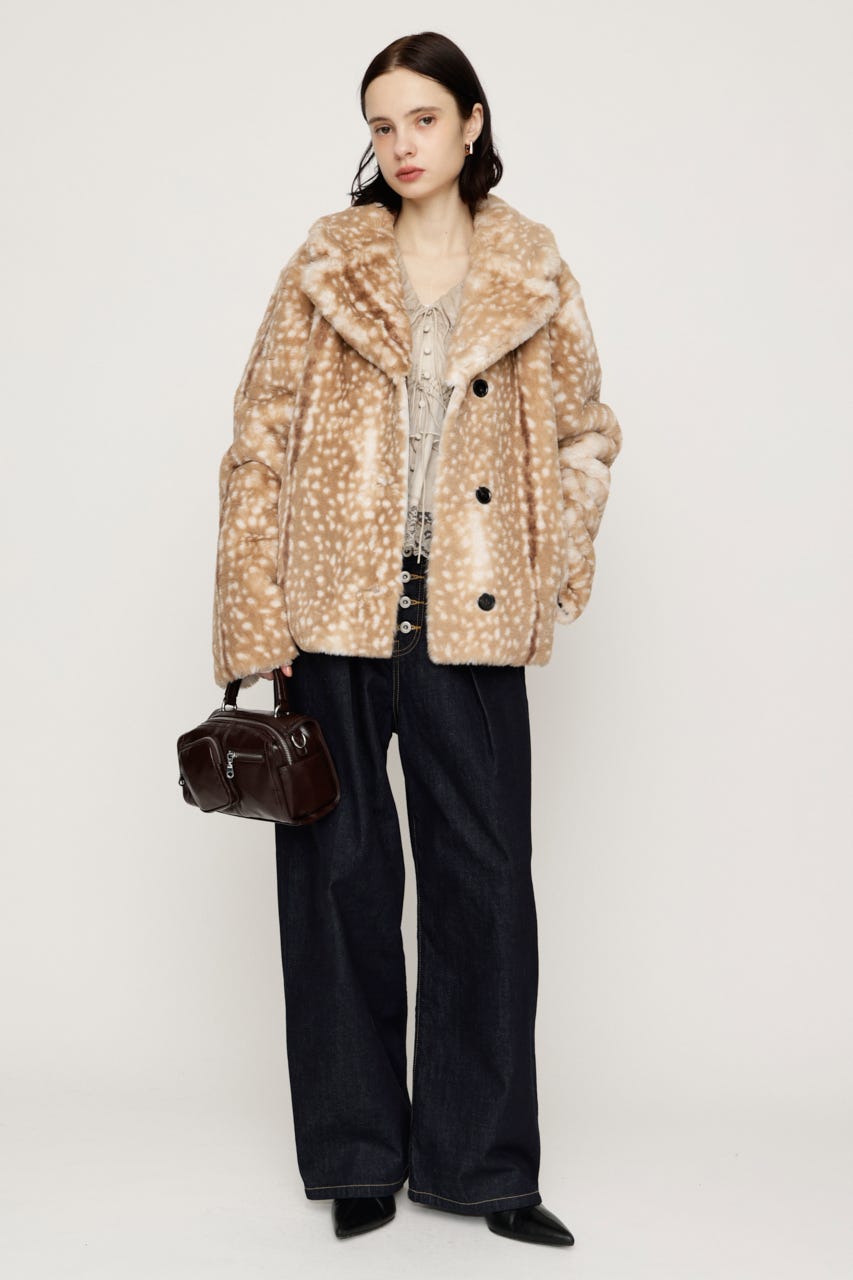 【AW PRE ORDER 第2弾】2WAY ANIMAL F／FUR SHORT JK Multi_1 FREE