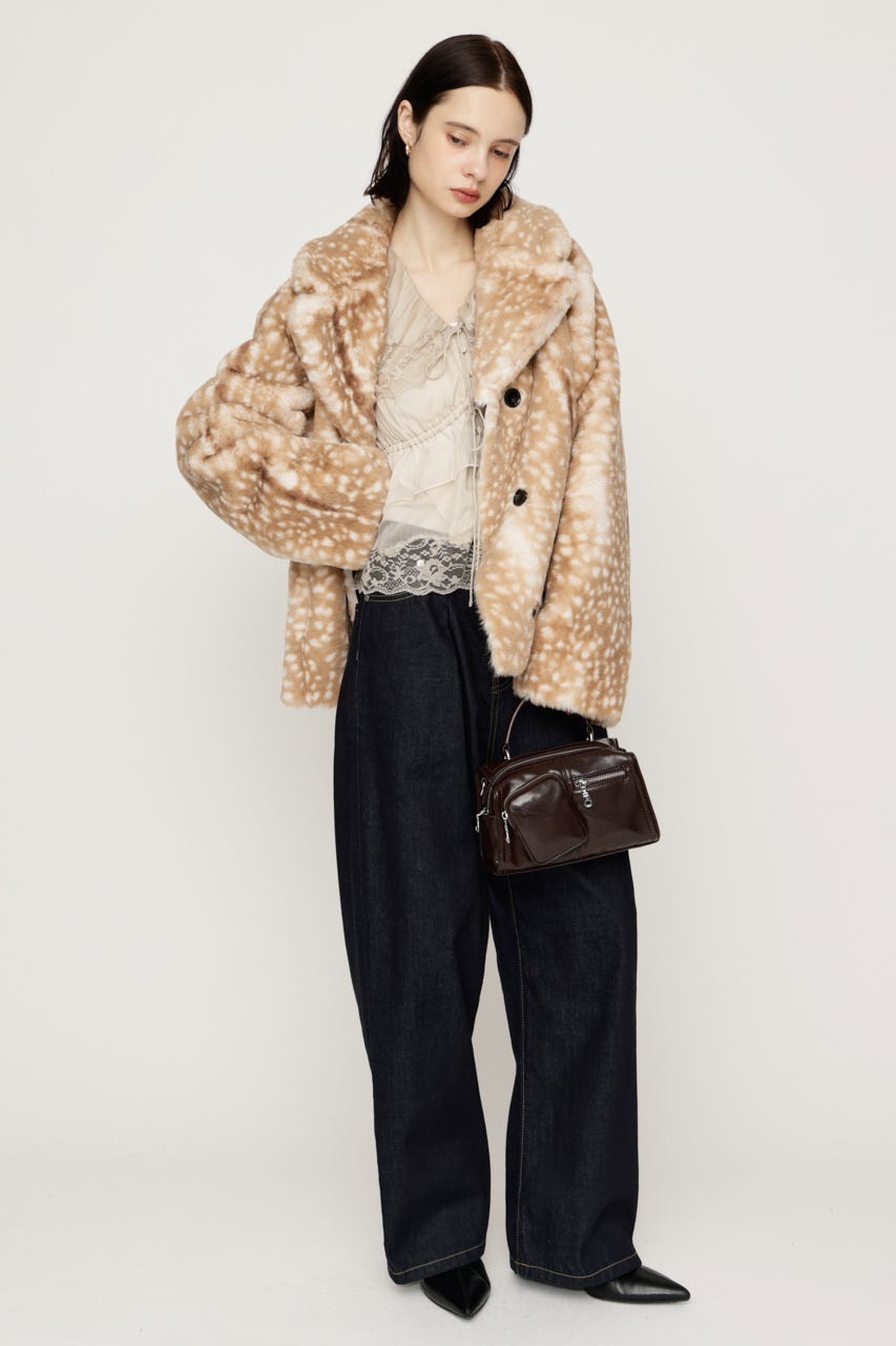 【AW PRE ORDER 第2弾】2WAY ANIMAL F／FUR SHORT JK Multi_1 FREE
