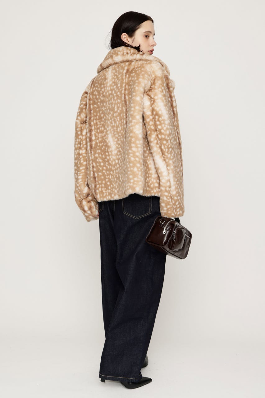 【AW PRE ORDER 第2弾】2WAY ANIMAL F／FUR SHORT JK Multi_1 FREE