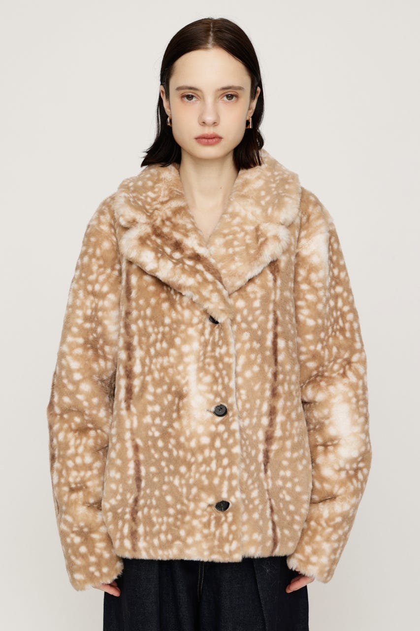 【AW PRE ORDER 第2弾】2WAY ANIMAL F／FUR SHORT JK Multi_1 FREE