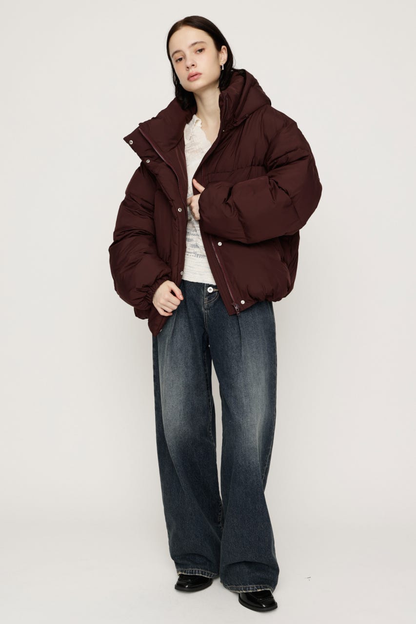 【AW PRE ORDER 第2弾】FUR HOODIE PUFFER ジャケット BRN FREE