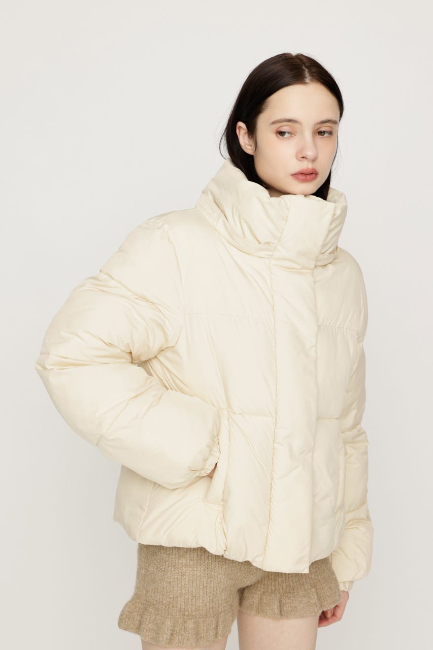 【AW PRE ORDER 第2弾】FUR HOODIE PUFFER SHAPED ジャケット IVOY FREE