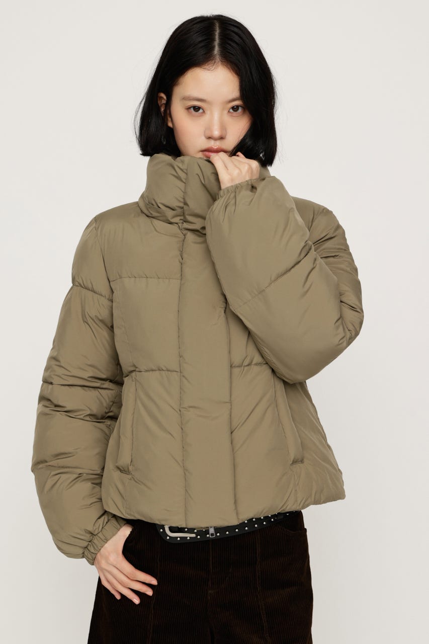 【AW PRE ORDER 第2弾】FUR HOODIE PUFFER SHAPED ジャケット KHA FREE