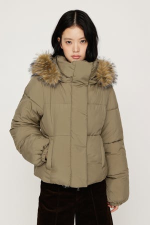 【AW PRE ORDER 第2弾】FUR HOODIE PUFFER SHAPED ジャケット