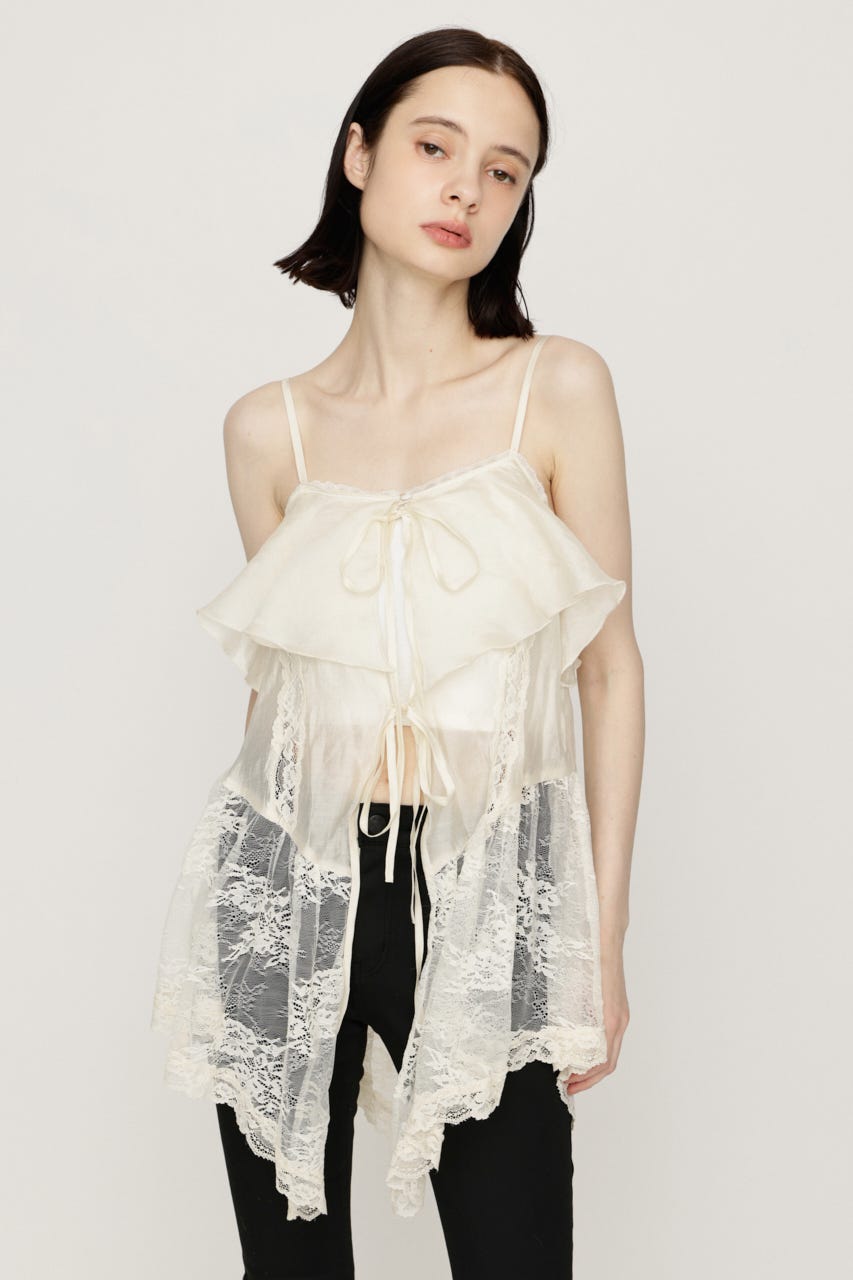 2WAY CAMI チュニック O/WHT FREE