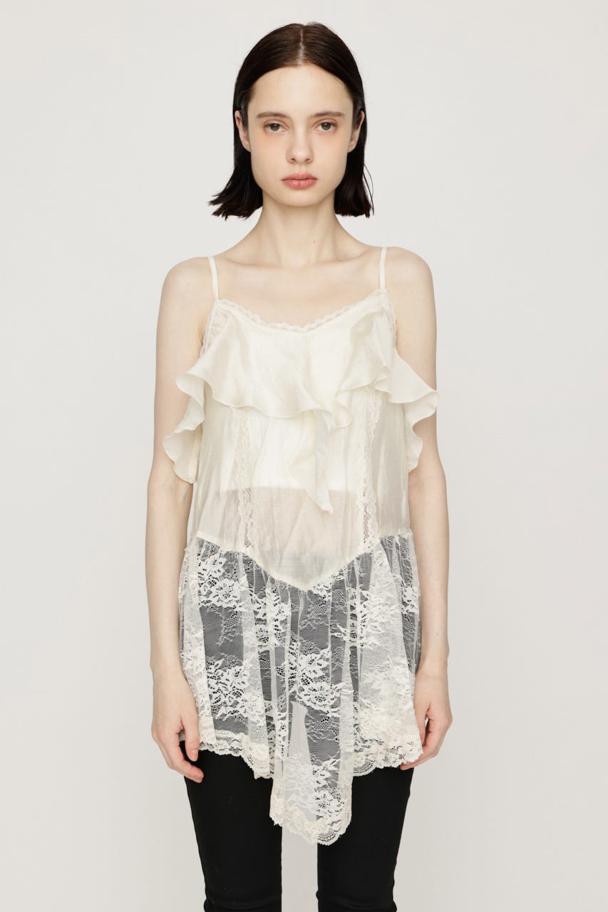 2WAY CAMI チュニック O/WHT FREE