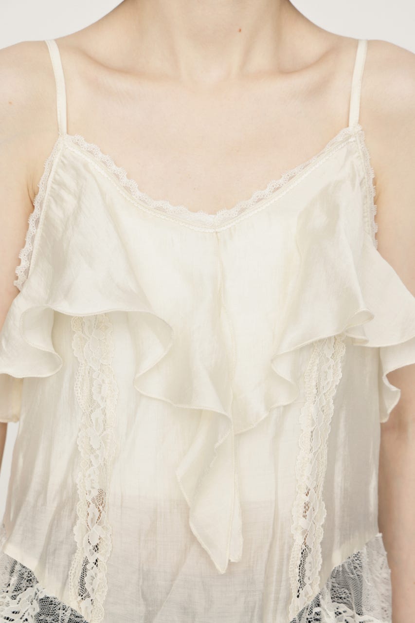 2WAY CAMI チュニック O/WHT FREE