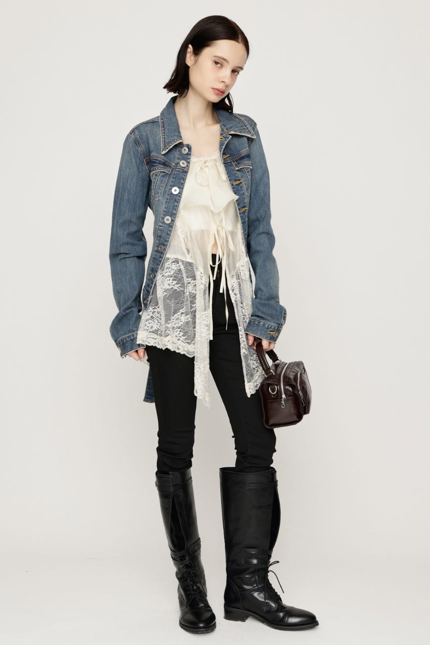 2WAY CAMI チュニック O/WHT FREE