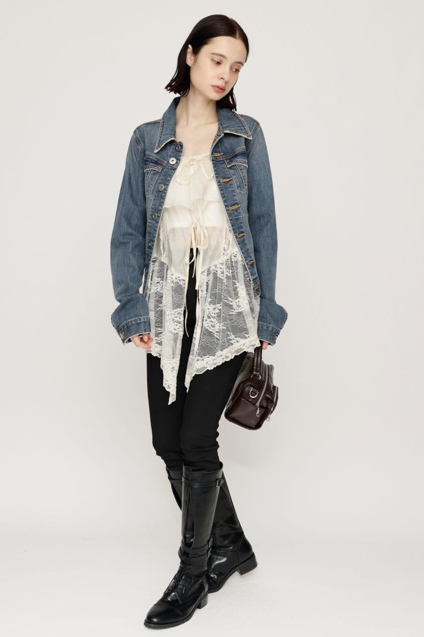 2WAY CAMI チュニック O/WHT FREE
