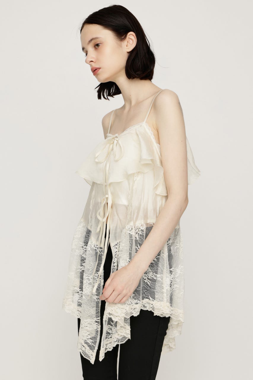 2WAY CAMI チュニック O/WHT FREE