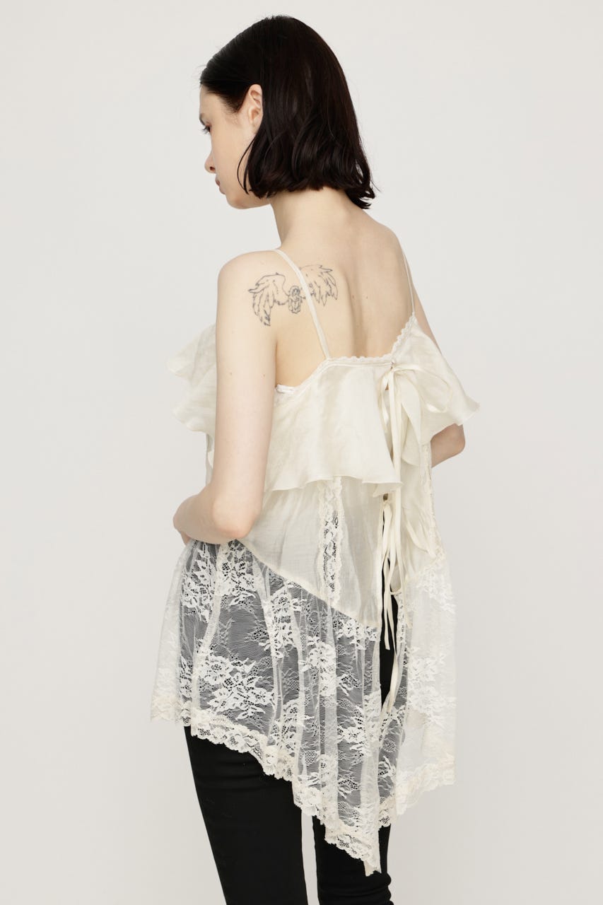 2WAY CAMI チュニック O/WHT FREE