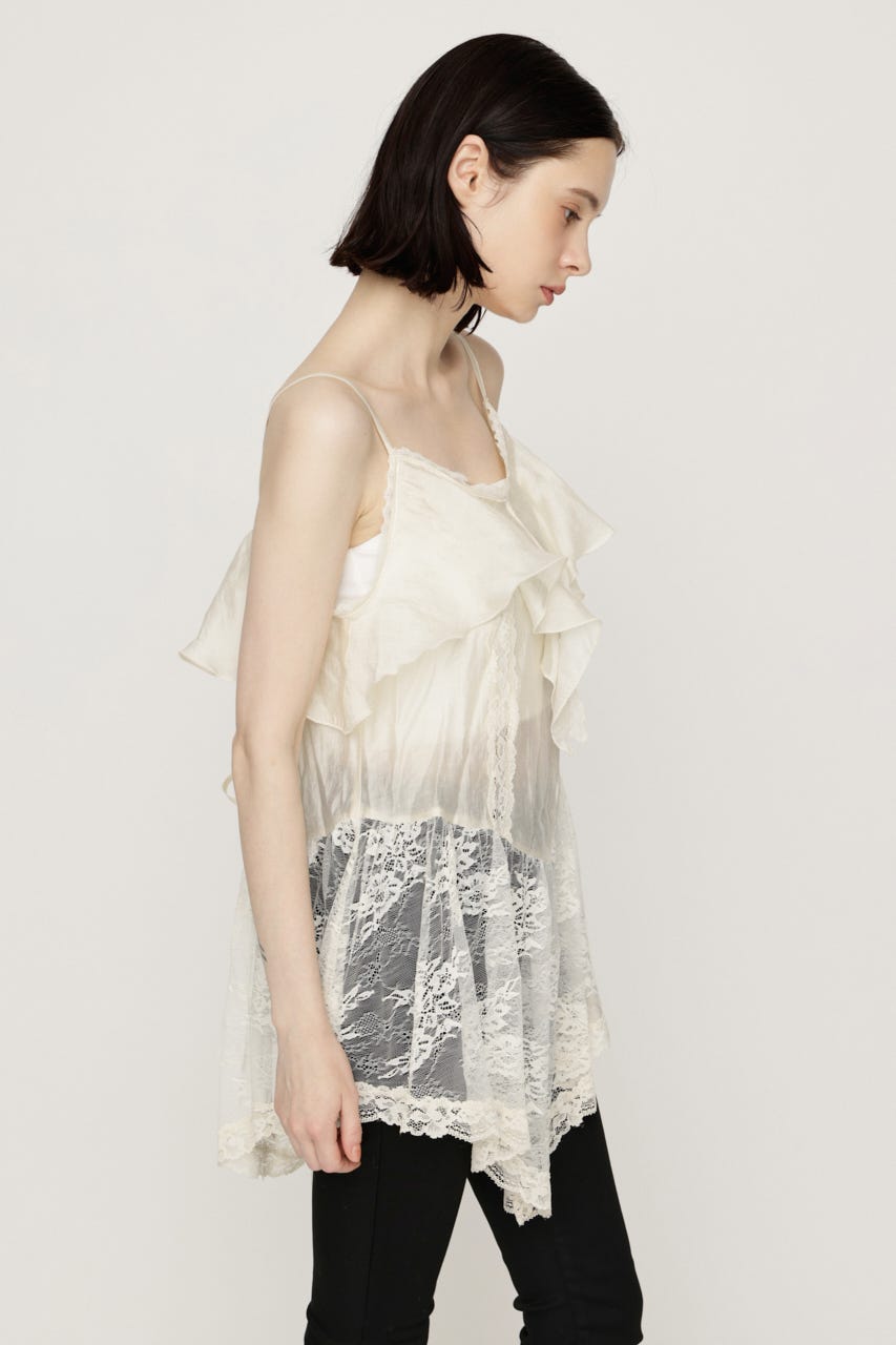 2WAY CAMI チュニック O/WHT FREE
