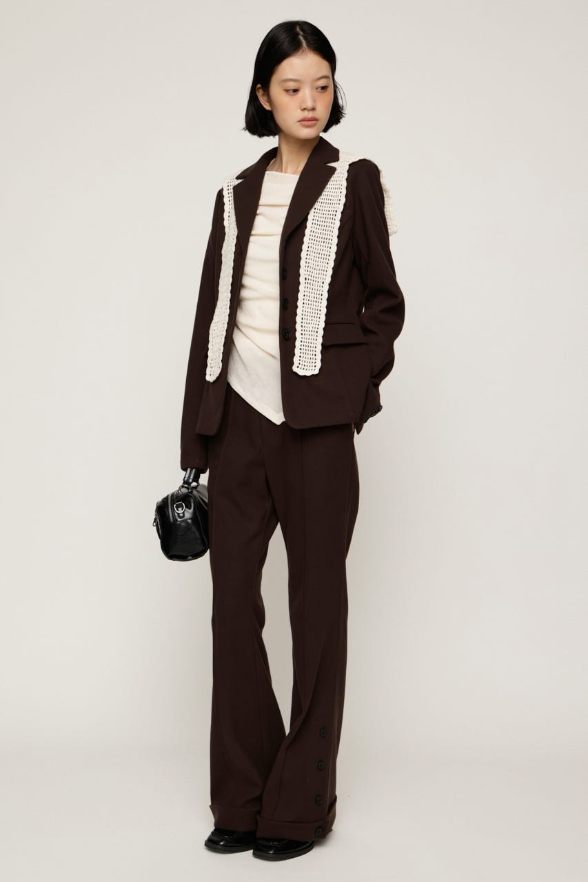 TWILLNEL SHAPED TAILOR ジャケット BRN FREE
