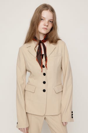TWILLNEL SHAPED TAILOR ジャケット