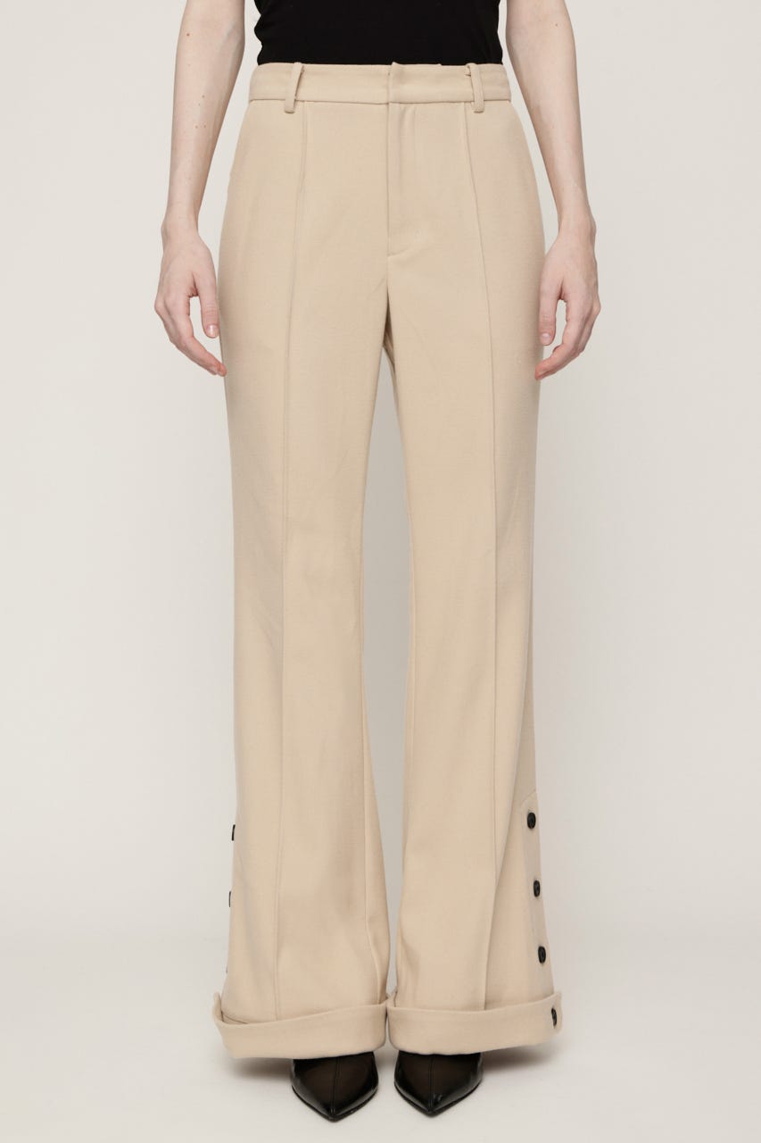 TWILLNEL LOOSE FLARE パンツ BEG 1