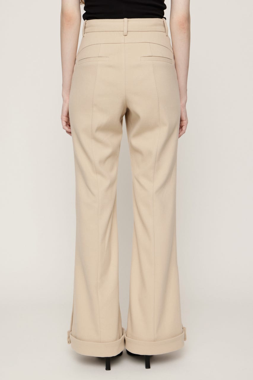 TWILLNEL LOOSE FLARE パンツ BEG 1