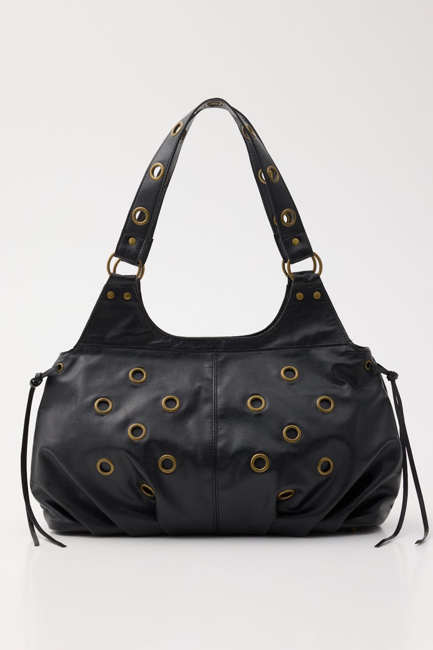 EYELET トートバッグ BLK FREE