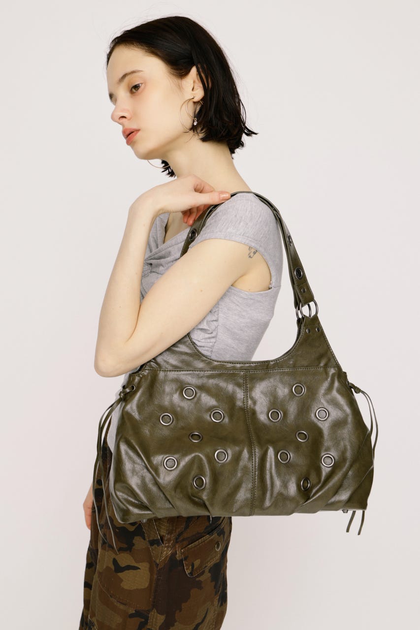 【LIMITED ITEM】EYELET トートバッグ KHA FREE