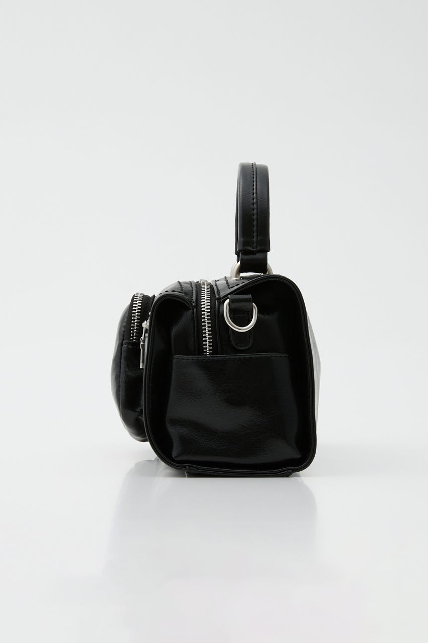 SOFT F/LEATHER MINI バッグ BLK FREE