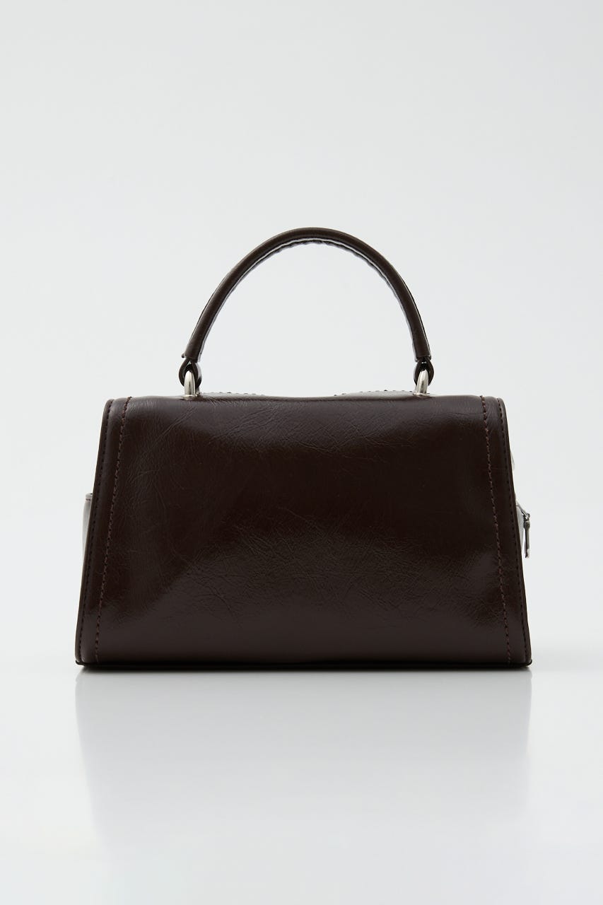SOFT F/LEATHER MINI バッグ D/BRN FREE