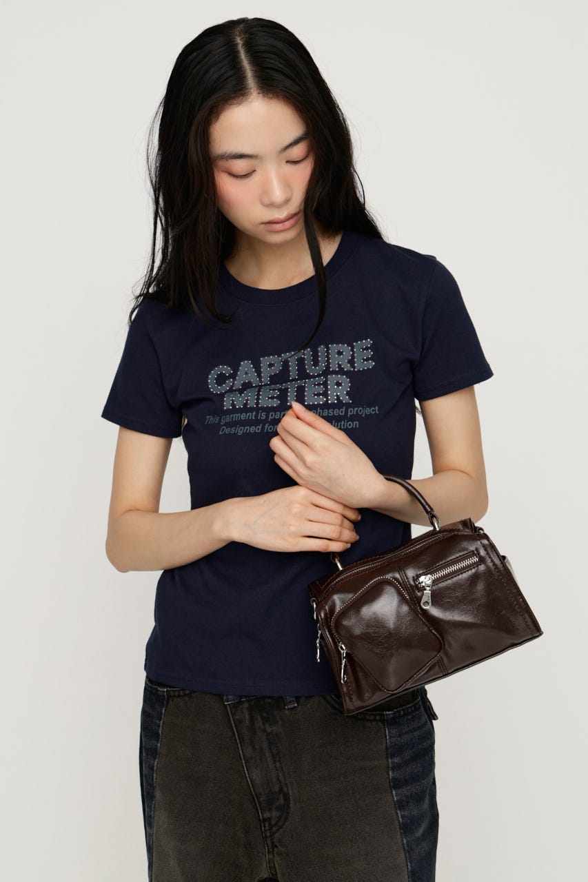 SOFT F/LEATHER MINI バッグ D/BRN FREE