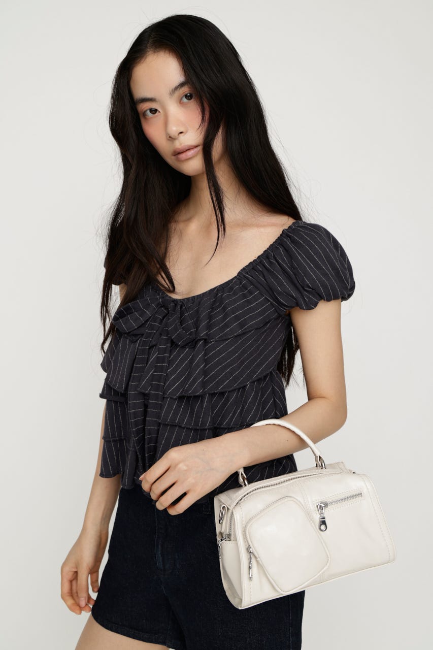 SOFT F/LEATHER MINI バッグ IVOY FREE
