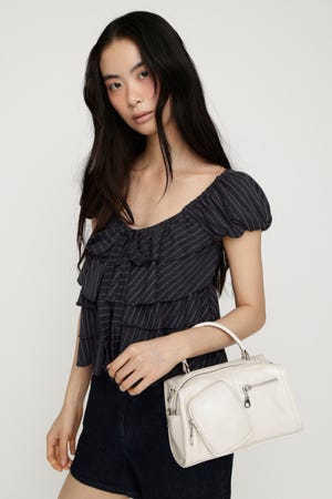 SOFT F／LEATHER MINI バッグ