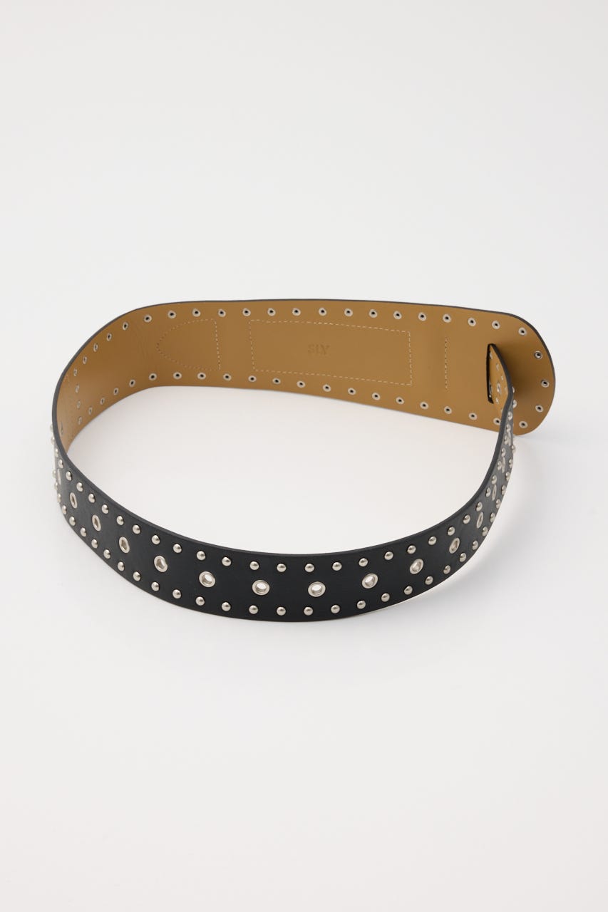 STUDS EYELET ベルト BLK FREE