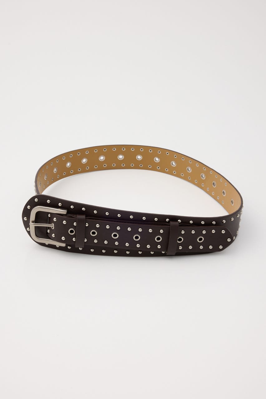 STUDS EYELET ベルト BRN FREE