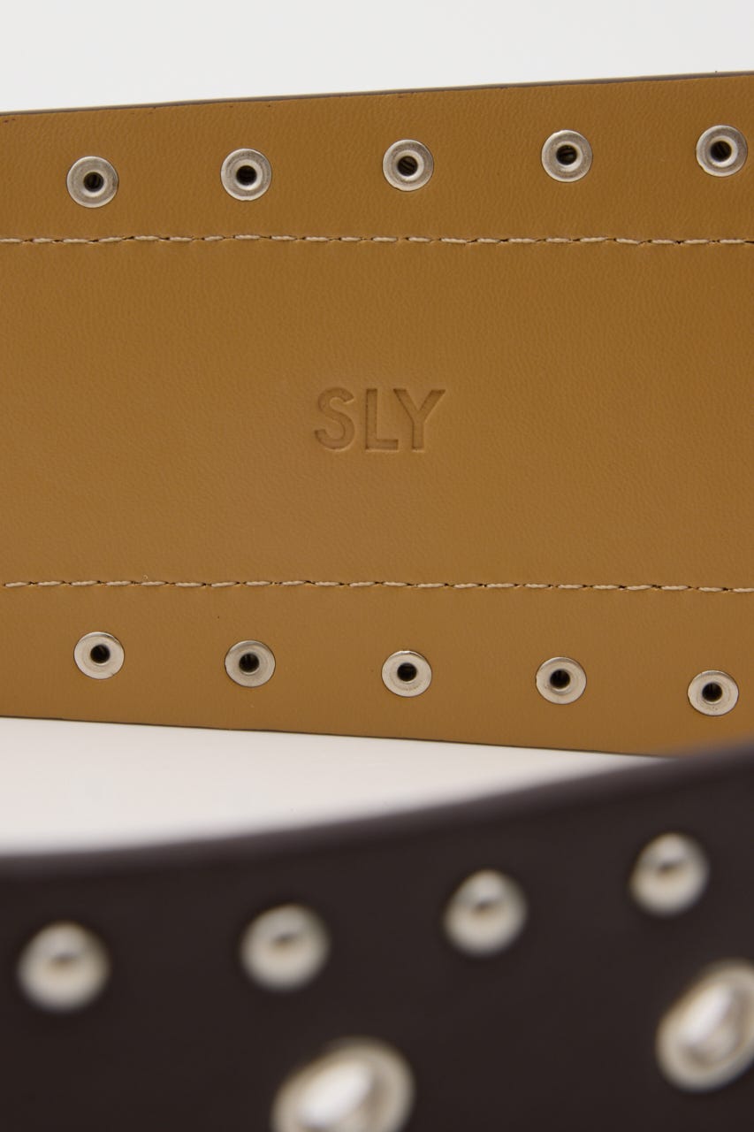 STUDS EYELET ベルト BRN FREE