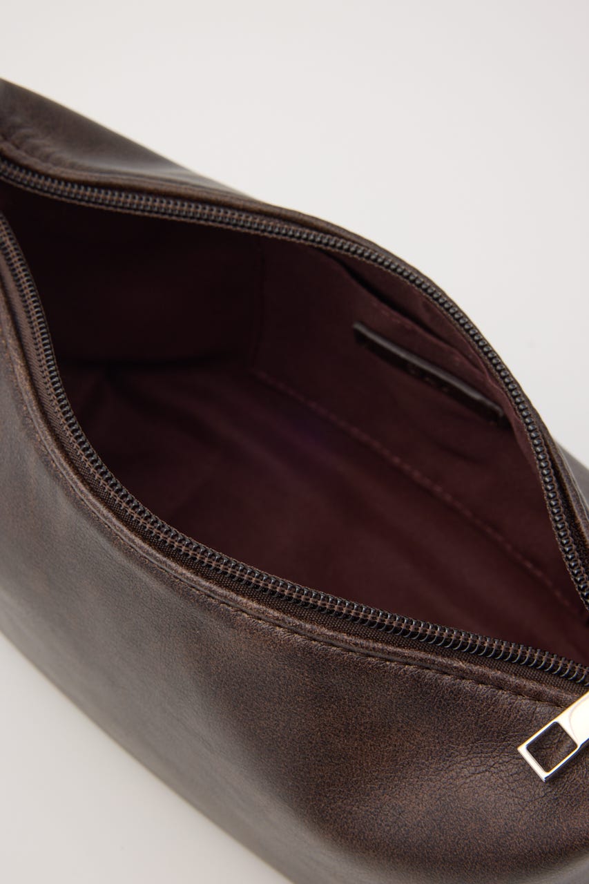 S. F／LEATHER MINI バッグ BRN FREE