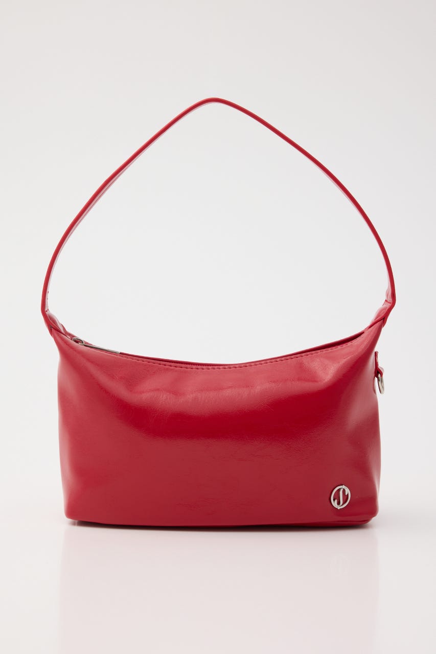 S. F／LEATHER MINI バッグ RED FREE