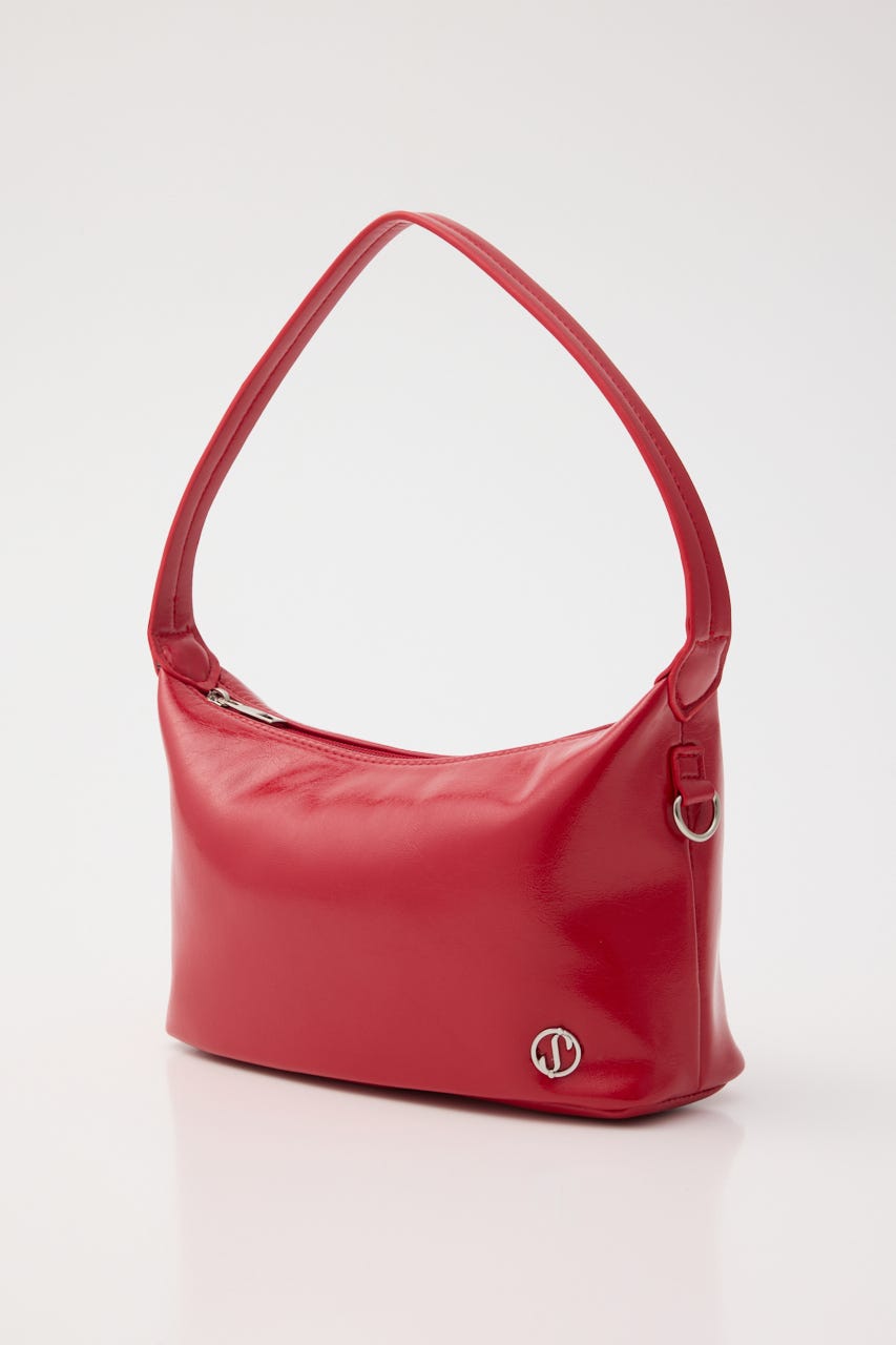 S. F／LEATHER MINI バッグ RED FREE