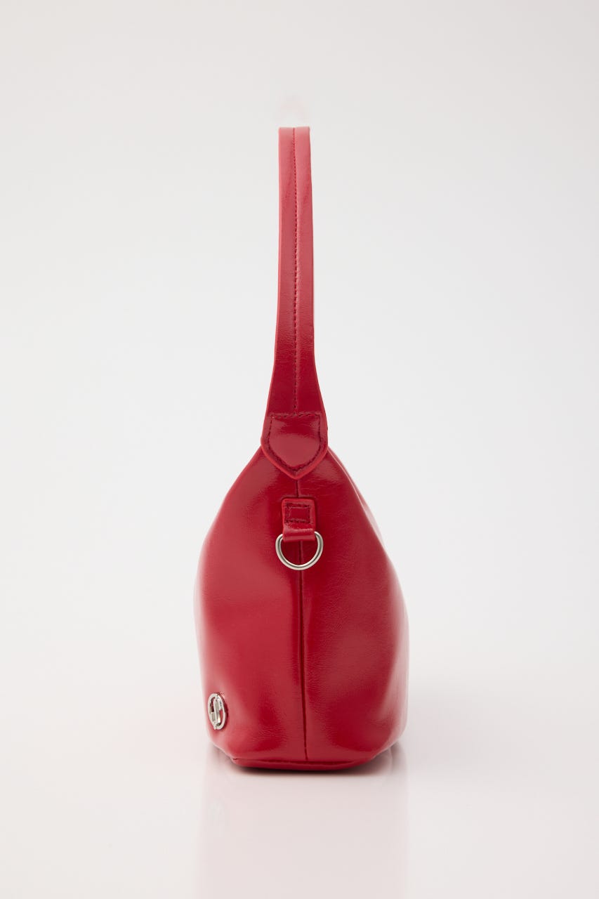 S. F／LEATHER MINI バッグ RED FREE