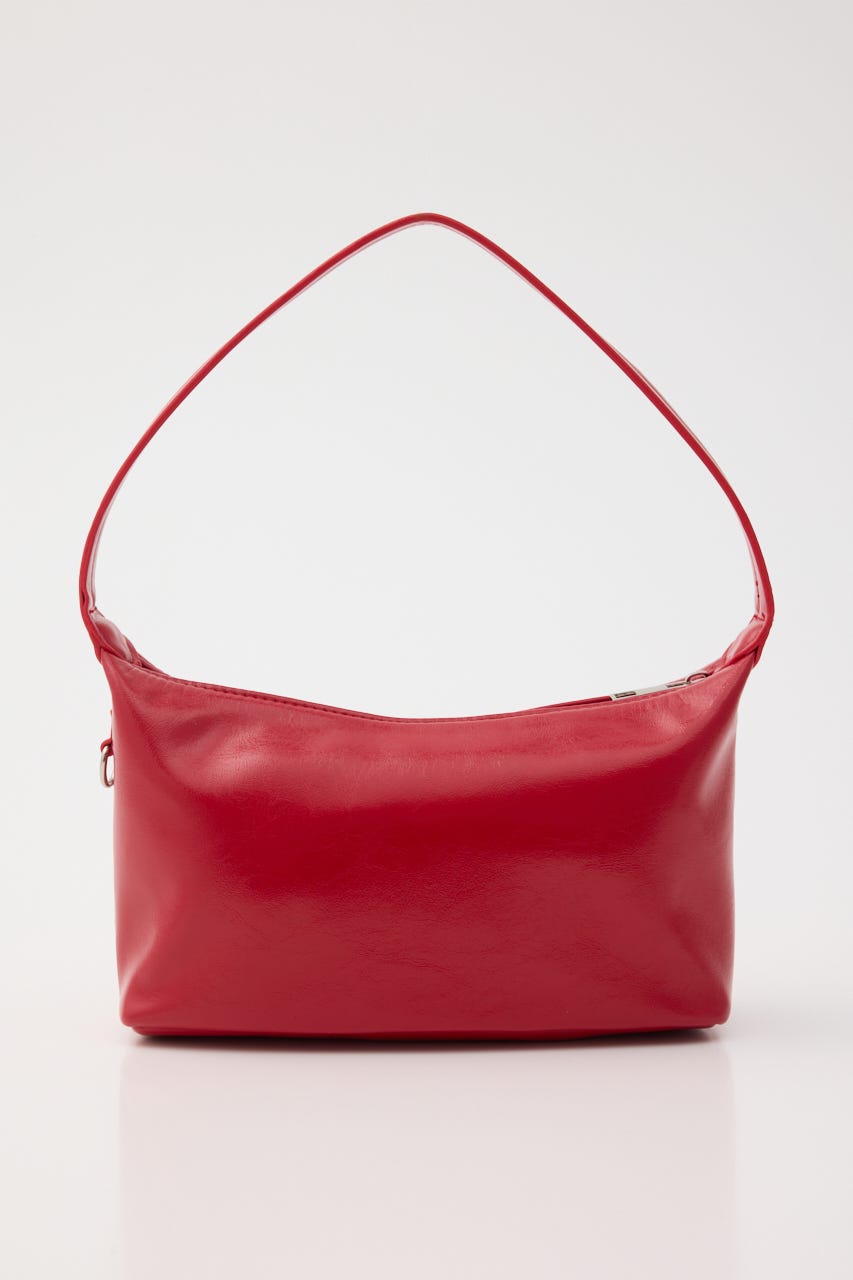 S. F／LEATHER MINI バッグ RED FREE